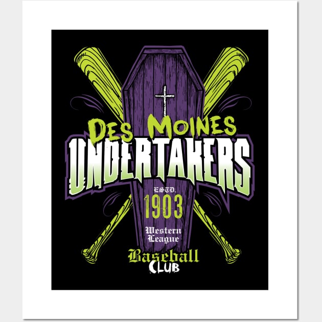 Des Moines Undertakers Wall Art by MindsparkCreative